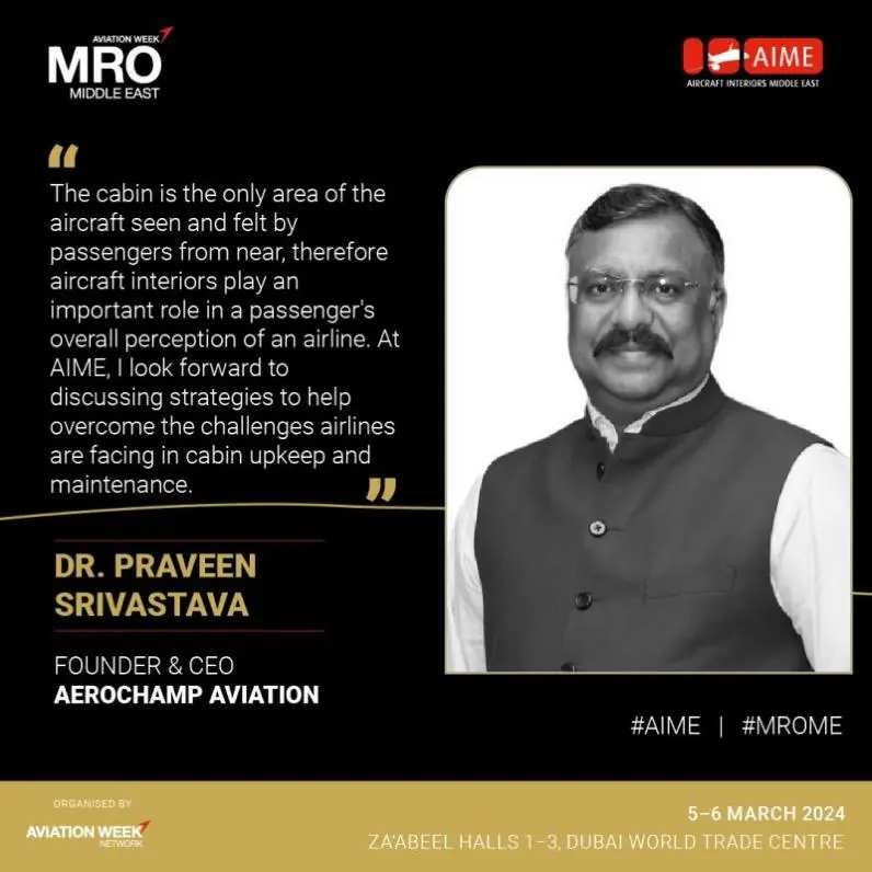 Dr. Praveen Srivastava moderated 2 panel discussions and was an expert speaker at AIME-MROME 2024